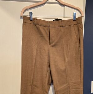 Banana Republic Women's Camel/Tan Straight-Leg Trousers